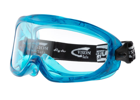 Vision Safe Hydro Vented PVC Seal Anti Fog/Anti Scratch Lens (Clear) 551VBLCLAF