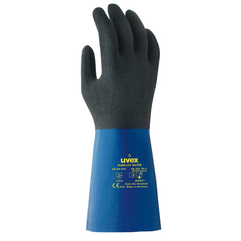 Uvex Rubiflex S XG35B Chemical Protection Glove