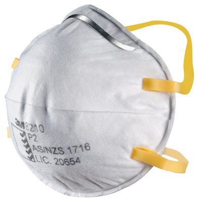 3M™ Cupped P2 Particulate Respirator 8210  (Box 20)