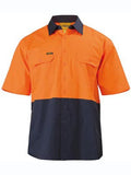 Bisley Hi Vis 2 Tone Cool Lightweight Short Sleeve Shirt BS1895