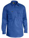 Bisley Closed Front Cotton Light Weight Drill Long Sleeve Shirt BSC6820