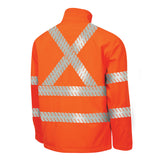 Bool Hi Vis FR & Anti Static Softshell Jacket c/w Segmented FR Tape (Orange) BW1300T5