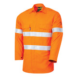 Bool Shirt Parvotex® Inherent Fire Retardant Hi Vis L/S c/w Loxy® FR Tape HRC2 BW1590T1