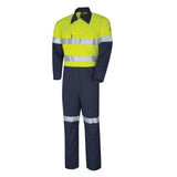 Bool Coveralls Parvotex® Inherent Fire Retardant Two Tone with Loxy® FR Reflective Tape BW2570T1