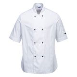 Portwest Ladies Short Sleeve Chefs Jacket C737