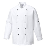 Portwest Somerset Long Sleeve Chefs Jacket C834