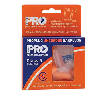 ProBullet Disposable Uncorded Earplugs 10 Pack EPOU-10
