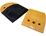 Rubber Speed Hump (Black/Yellow) 1000mm & Ends