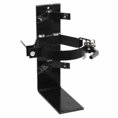 Heavy Duty Powder Coat Black Extinguisher Bracket – Visual Workwear