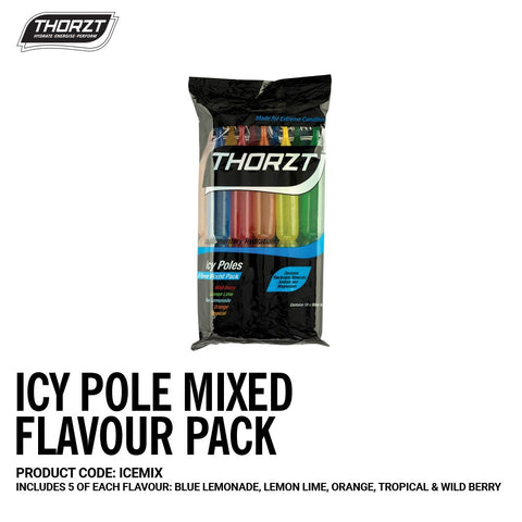 Thorzt Icy Pole Mixed Flavour (Pack 10 x 90ml) ICEMIX