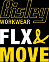 BISLEY FLEX & MOVE™ TWO TONE HI VIS STRETCH UTILITY LONG SLEEVE SHIRT BS6177XT