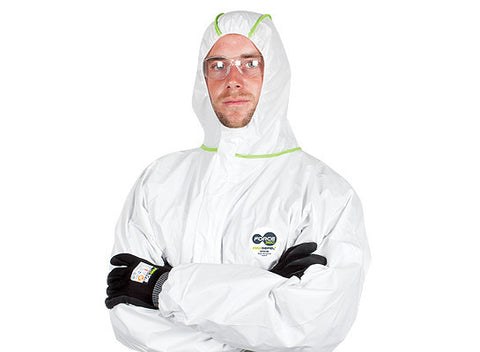 Force360 Max Repel Coverall Disposable Type 4, 5, 6 (White) CFPR180