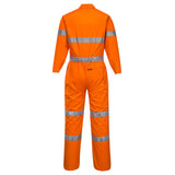 Portwest Flame Resistant Coverall Orange c/w Reflective Tape MF922