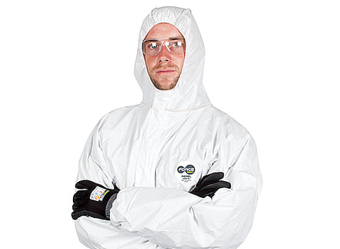 Force360 Base Repel Type 5/6 Disposable Coverall (White) CFPR178