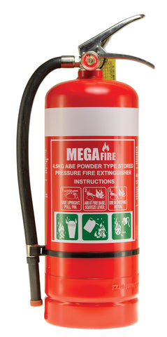 4.5kg ABE Fire Extinguisher c/w Wall Bracket MF45ABE