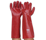 Pro Choice Red PVC Glove-Long Single Dipped HCPVC45