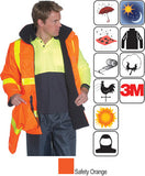 Huski - Roads Hi-Visibility 2 in 1 Waterproof Jacket (Orange) 918155