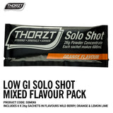 Thorzt Low GI Solo Shot Mixed Flavour Pack (6 x 26gm) SSMIX6