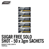 Thorzt Sugar Free Solo Shot 50 x 3gm Sachets (Tropical) SSSFTR