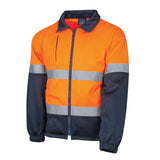 Tru Workwear Hi Vis 2 Tone Water Repellent Fleece Jacket c/w Reflective Tape TF2955T1