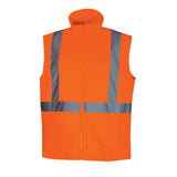 Tru Workwear Hi Vis 3 in 1 Jacket c/w Removable Inner Fleece Vest & Reflective Tape TJ1911T5
