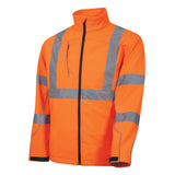 Tru Workwear Hi Vis Orange Soft Shell Jacket c/w Reflective Tape TJ1960T5