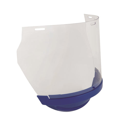 Unisafe Replacement Clear Polycarb Visor/Blue Chinguard VV518