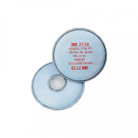 3M™ 2138 Filter Disc Particulate GP2/GP3 OV/AG 2000 (Pair) M2138