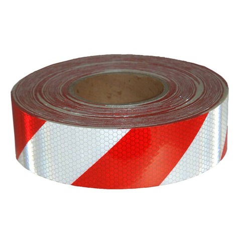 Class 1 Reflective Tape (Red/White) 50mm x 45.7m TAPERRW50.8-45