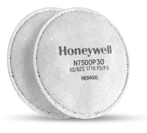 Honeywell N7500P3O Nuisance OV/AG & Ozone Pancake Filter P2/P3 (Pair)